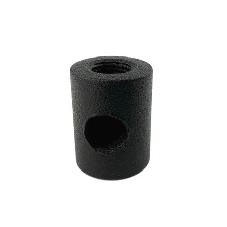 Металлический переходник-соединитель из толстого металла черный - Edisons