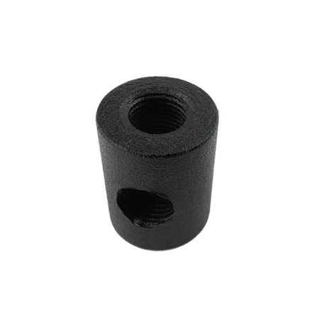 Металлический переходник-соединитель из толстого металла черный, изображение 2 - Edisons