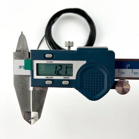 Комплект з тросу 2,5м діаметром 1,2мм та фіксаторів чорного кольору (1 трос+2 фіксатора), зображення 8