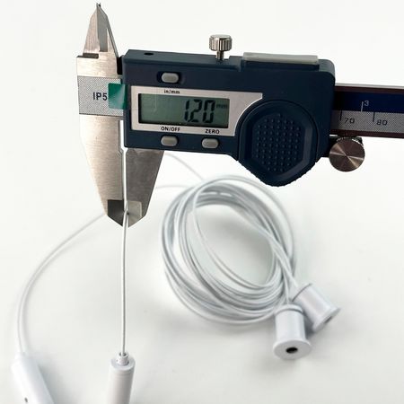 Комплект з тросу 2,5 м та фіксаторів діаметром 1,2 мм білий (1 трос +2 фіксатора), зображення 9