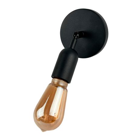 Бра у стилі лофт Stark з шарніром чорне, зображення 9