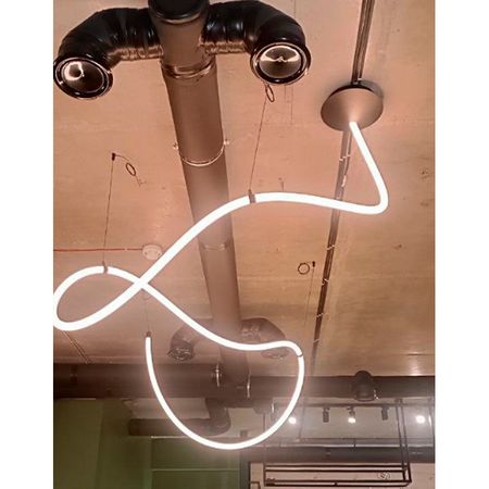 Люстра Nordik F неон в ткани 5м 4000К 80W 6000Lm, изображение 3 - Edisons