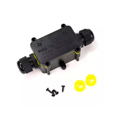 Коробка розподільна герметична M686-2-A 2xM20 (6-11мм) IP68, зображення 2