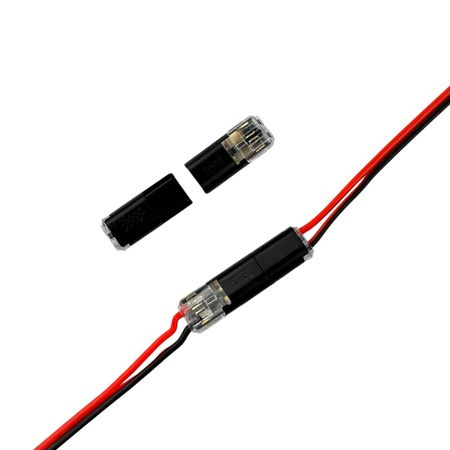 Конектор проводу роз`ємний низьковольтний на 2 контакти 0,35-0,75мм2 , 2шт-пара, Для дротів січенням: 0,35-0,75мм2, зображення 8