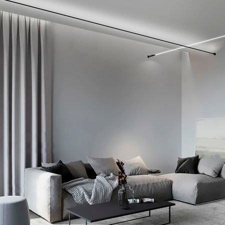 Система линейного освещения Skyline 8м 90° с круглыми креплениями черная, зображення 16