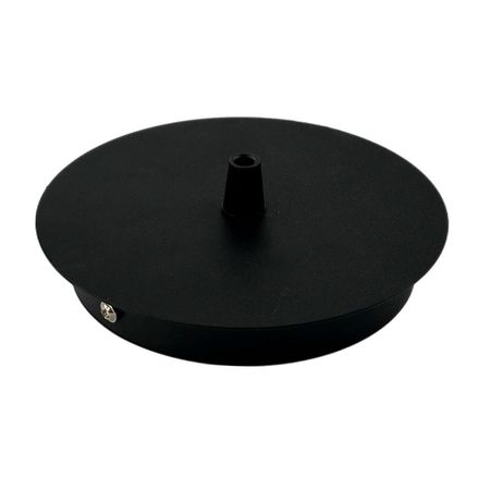 Розетка потолочная D120 и диск d140 накладного монтажа черная, изображение 3 - Edisons