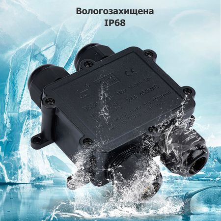 Коробка распределительная герметичная M686-H 4xM25 (8-12мм) IP68, изображение 8 - Edisons