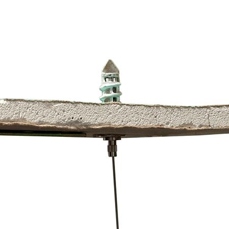 Шуруп-фіксатор тросу діаметром 2мм для стель із гіпсокартону, зображення 7