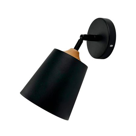 Настенный светильник Trevon с металлическим плафоном черный [CLONE] [CLONE], зображення 2