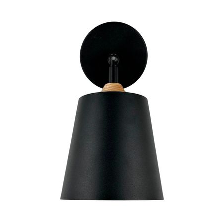 Настенный светильник Trevon с металлическим плафоном черный [CLONE] [CLONE], зображення 5