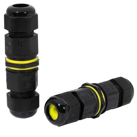 Конектор проводу герметичний M684-B 3pinx2.5мм² 2xM20 (4-8мм) IP68 [CLONE], зображення 4