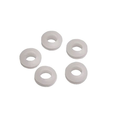 Втулка гумова біла 10мм [CLONE] [CLONE] [CLONE], Кількість: 50 шт., Color: White, зображення 2