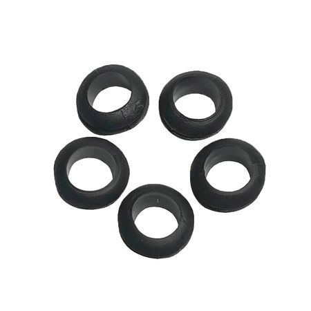 Набір 10 шт. втулок гумових чорних 10мм, Кількість: 10 шт., Колір: чорний, зображення 2