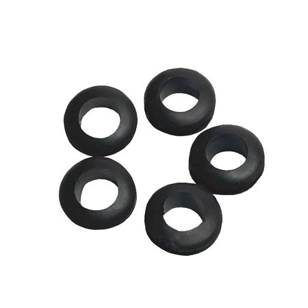 Втулка резиновая черная 8мм, Количество: 1 шт., Цвет: черный - Edisons