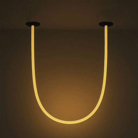 Підвіс U-line з гнучкого плоского неону 38х10мм 2м 32W 4000К (нейтральне свічення), зображення 7