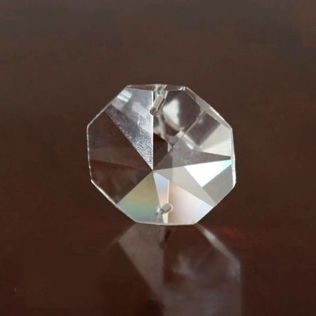 Восьмигранная бусина 14 мм 10 шт стекло хрусталь для люстр и декора, изображение 4 - Edisons