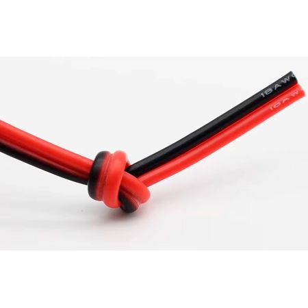 Бухта 200 м Екстрам'якого силіконового подвійного проводу 16AWG 2x1.25мм² Premium, Переріз: 2х1,25мм, Кількість: бухта, зображення 5