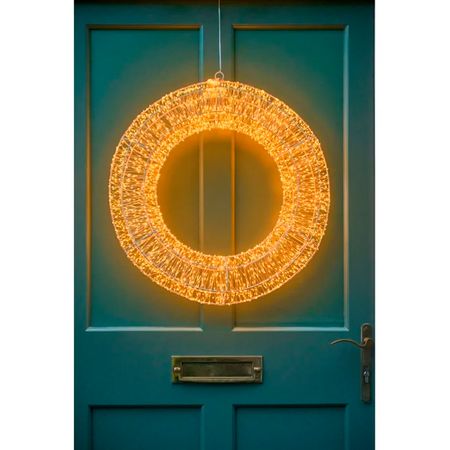 Світлодіодний новорічний вінок DecoLUX 75 см 8000LED супер яскравий з м'яким мерехтінням об'ємний - Комплект для самостійного збирання, Діаметр, мм: 750, Кількість джерел світла: 8000, Спосіб поставки: комплект для самостійного збирання, зображення 25