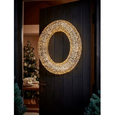 Світлодіодний новорічний вінок 40 см 300LED тепле світло [CLONE], Діаметр, мм: 400, Кількість джерел світла: 3000, Спосіб поставки: комплект для самостійного збирання, зображення 21