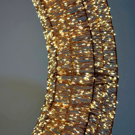 Світлодіодний новорічний вінок DecoLUX 75 см 8000LED супер яскравий з м'яким мерехтінням об'ємний - Комплект для самостійного збирання, Діаметр, мм: 750, Кількість джерел світла: 8000, Спосіб поставки: комплект для самостійного збирання, зображення 18