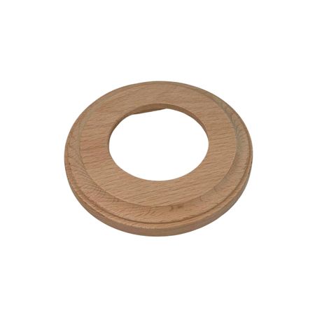 Ретро выключатель керамический Keruida тумблерный белый 2-клавишный скрытого монтажа с деревянной рамкой, изображение 8 - Edisons