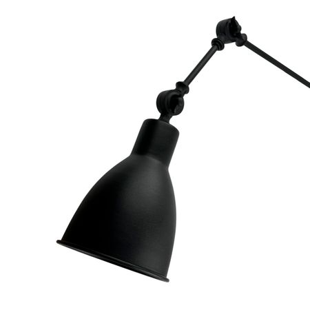 Бра в стиле лофт Black Line с шарнирами и черным металлическим плафоном черное, изображение 4 - Edisons