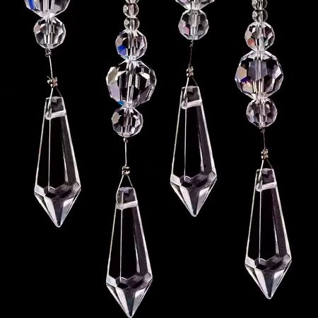 Штора зі скляних бусин діаметром 4 мм, 10 мм, 16 мм, 38 мм (за 1 нитку довжиною 1 м), зображення 3