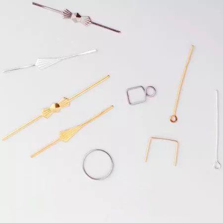 Фітинг аркуш для бусин і підвісок 27мм (набір 10 шт) Silver, Довжина фітінга, мм: 27, зображення 3