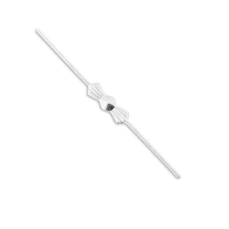 Фітинг метелик для бусин і підвісок 40мм (набір 10 шт) Silver, Довжина фітінга, мм: 40