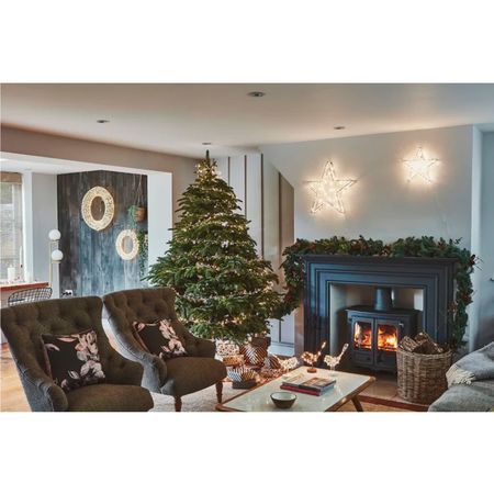 Світлодіодний новорічний вінок DecoLUX 40 см 4000LED супер яскравий з м'яким мерехтінням об'ємний, Діаметр, мм: 400, Кількість джерел світла: 4000, Спосіб поставки: зібраний світлодіодний вінок, зображення 31