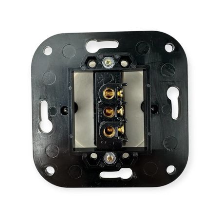 Вимикач керамічний Keruida чорний 1-клавішний прихованого монтажу без рамки, Тип вимикача: одноклавішний, Форма рамки: без рамки, Колір основи: чорний, зображення 3