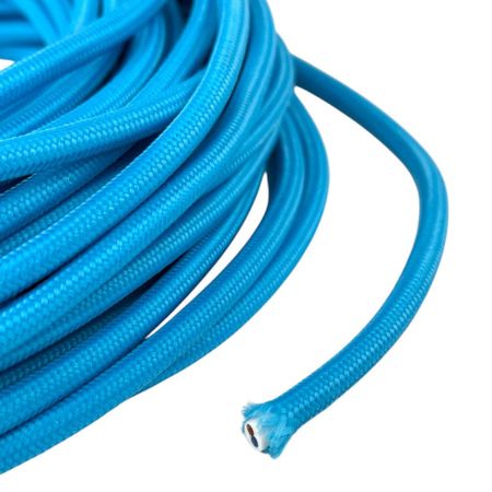 Провод прямой Светло-голубой 2х0,5мм (ГОСТ) в тканевой оплетке Premium, Цвет провода: светло-голубой, изображение 4 - Edisons