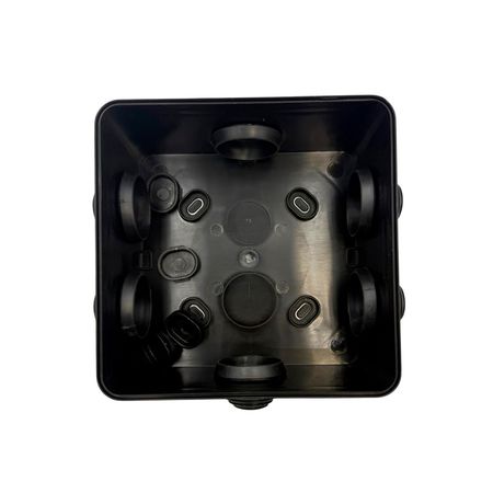 Коробка розподільча герметична зовнішня квадратна IP55 70х70x35мм чорна [CLONE] [CLONE], зображення 3