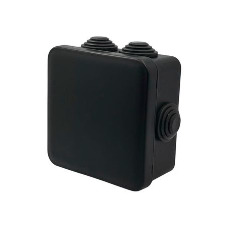 Коробка розподільча герметична зовнішня квадратна IP55 70х70x35мм чорна [CLONE] [CLONE]