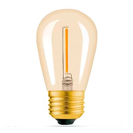 LED лампа Edisons ST45 GOLD E27 1W 2200K скляна колба [CLONE] [CLONE], Кількість: набір 10 шт., Потужність, Вт: 1, зображення 2