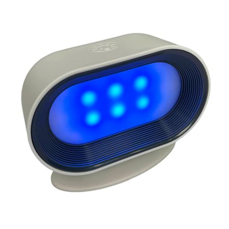 Настінний акумуляторниій сенсорний LED світильник з ДУ та обертанням на 360° овальний білий, Колір: білий, зображення 14