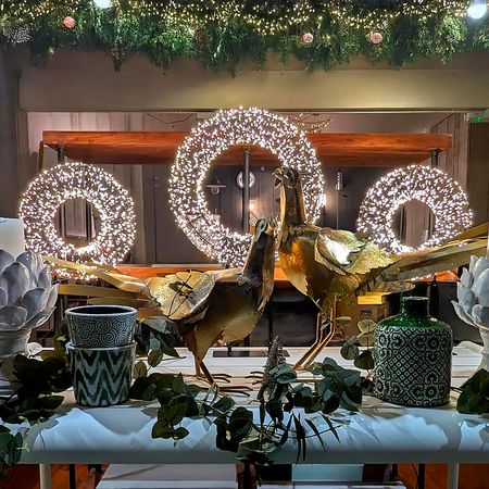 Світлодіодний новорічний вінок DecoLUX 60см 6000LED супер яскравий з м'яким мерехтінням об'ємний, Діаметр, мм: 600, Кількість джерел світла: 6000, Спосіб поставки: зібраний світлодіодний вінок, зображення 13