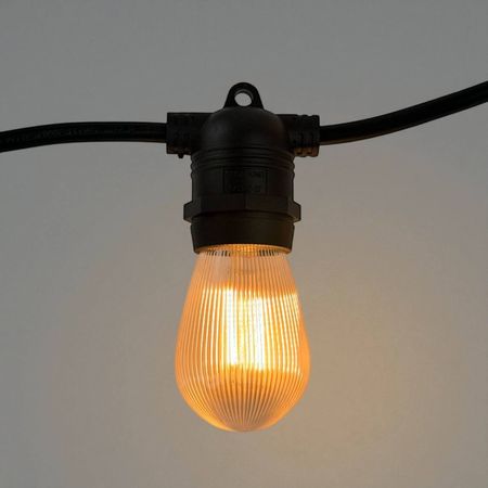 Набор из 10 LED ламп Edisons ST45 Ripple E27 2W 2200K прозрачная пластиковая колба, Количество: набор 10 шт., изображение 8 - Edisons