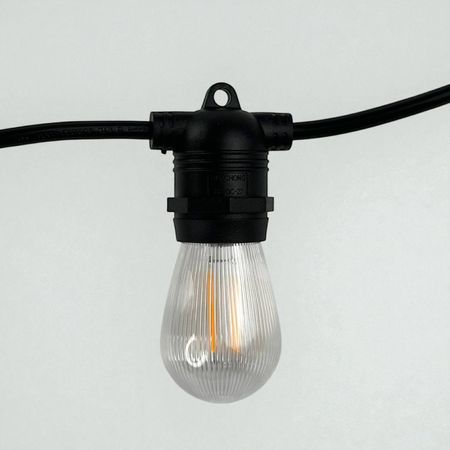 Набор из 10 LED ламп Edisons ST45 Ripple E27 2W 2200K прозрачная пластиковая колба, Количество: набор 10 шт., изображение 9 - Edisons