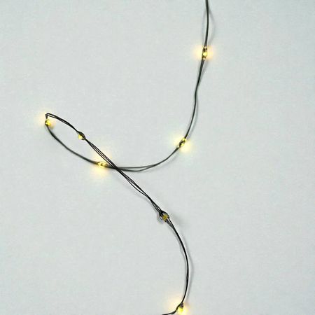 LED гирлянда новогодняя Капля росы 1000LED 50м цвет Теплый Белый, режим: мерцает каждый 6 диод, от 220В зеленый провод, зображення 4