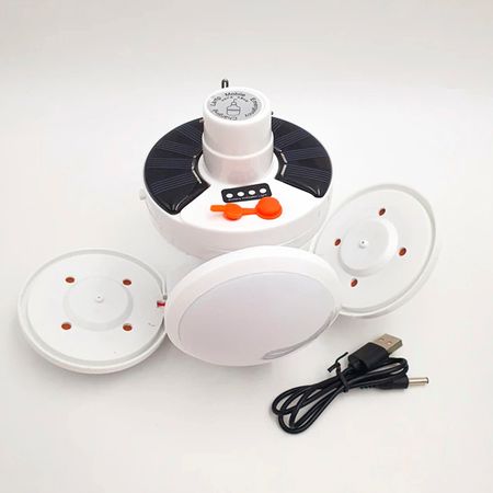 Лампа аккумуляторная Solar Flower-360 USB на 3 часа работы (улучшенная), изображение 6 - Edisons