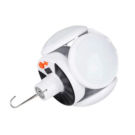 Лампа аккумуляторная Solar Flower-360 USB на 3 часа работы (улучшенная), изображение 4 - Edisons