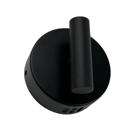 Розетка настінна D100 H25 для кріплення неону діаметром 20 мм Чорна, зображення 8