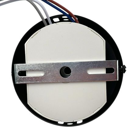 Розетка настінна D100 H25 для кріплення неону діаметром 20 мм Чорна, зображення 5