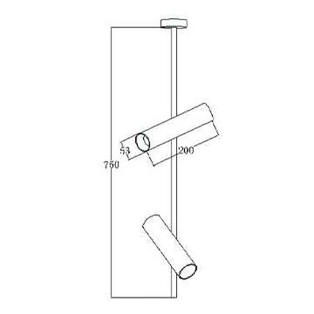 Трековый двойной LED светильник Laviki 12W Черный 3000К Premium, изображение 2 - Edisons