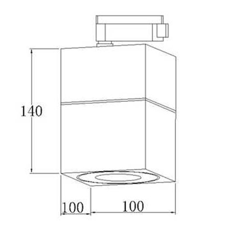 Трековый светильник Сasket белый 15W 3000K Premium, изображение 2 - Edisons
