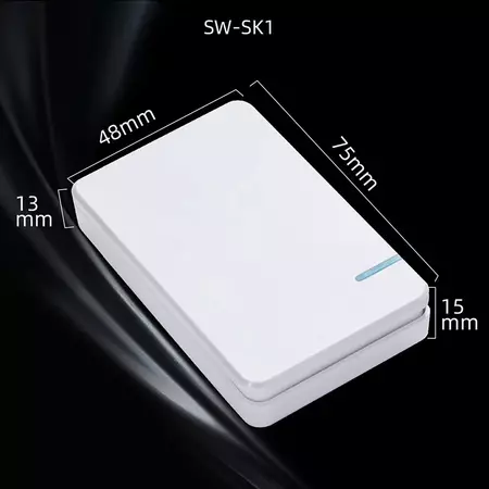 Комплект из умной беспроводной розетки SW-R08 и 1-канальной клавиши SK1, изображение 11 - Edisons