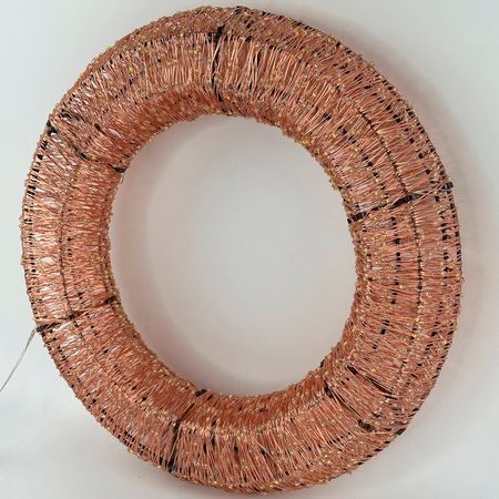 Світлодіодний новорічний вінок DecoLUX 40 см 4000LED супер яскравий з м'яким мерехтінням об'ємний, Діаметр, мм: 400, Кількість джерел світла: 4000, Спосіб поставки: зібраний світлодіодний вінок, зображення 15