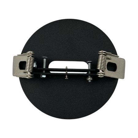 Врезная потолочная розетка d100 черная для неона 38х10 мм Premium, Цвет: черный, изображение 2 - Edisons