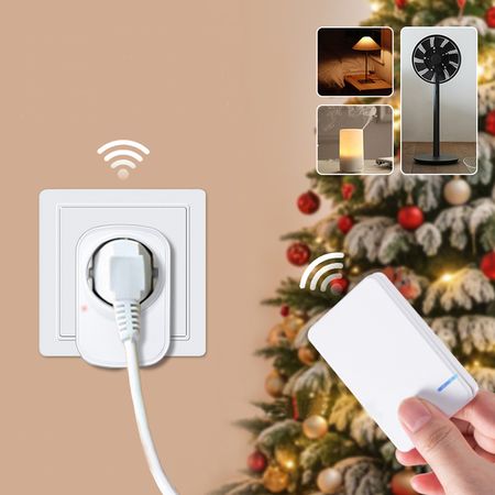 Комплект из умной беспроводной розетки SW-R08 и 1-канальной клавиши SK1, изображение 4 - Edisons